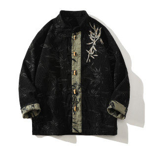 2025新中式风夹克刺绣外套复古中式唐装男A087-1-JK767 P125,男装夹克,电商A087-1