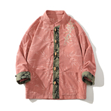 2025新中式风夹克刺绣外套复古中式唐装男A087-1-JK767P125，男装夹克，电商A087-1