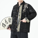 2025新中式风夹克刺绣外套复古中式唐装男A087-1-JK767P125，男装夹克，电商A087-1