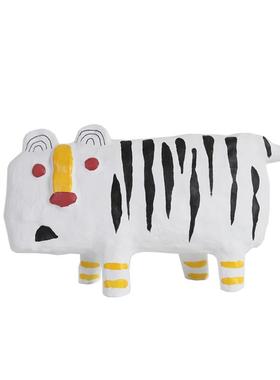 现代意式北欧卡通小花猫儿童样板房摆件书房桌面家居装饰品摆件