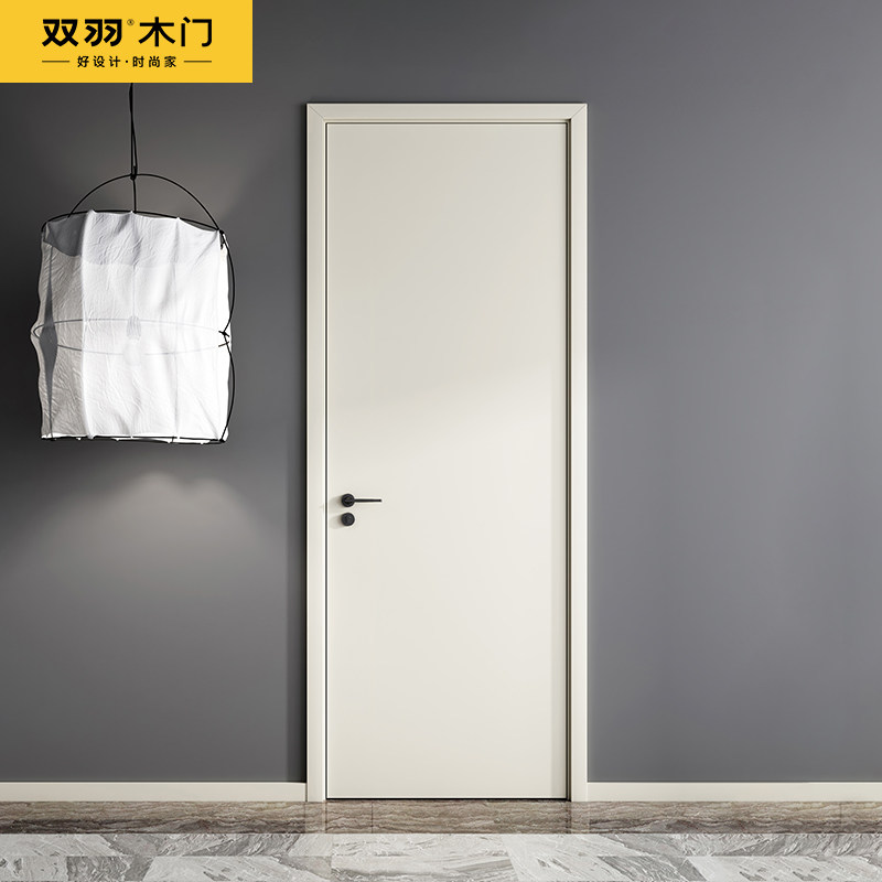 双羽木门 零漆门室内门卧室门极简平板全木门QS-A01