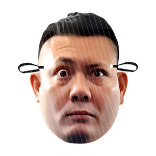 奥沙利文面具直播郑宇伯丁俊晖生日搞怪搞笑纸质面具应援周边定制