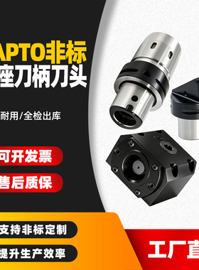 CAPTO接口非标定制刀柄刀头capto刀座外径车铣复合重复定位装夹