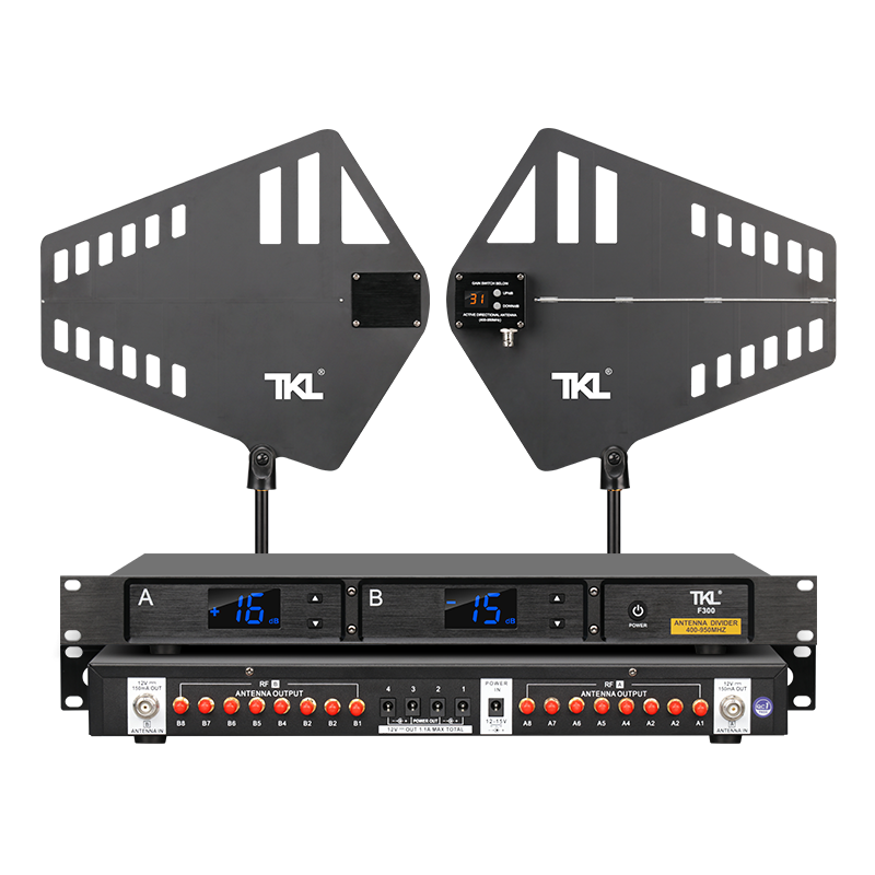 TKL F300 16路无线话筒天线放大器麦克风信号放大强器增强器户外