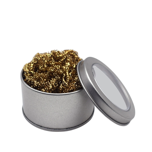 电烙铁头清洁座清洁钢丝洁咀器清洁钢丝球除锡网除锡焊嘴清洁球