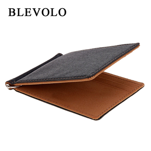 Men Wallet Short Skin Wallets Purses PU