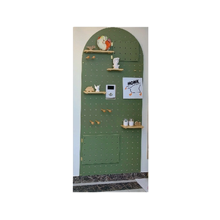 小木良品洞洞板电表箱遮挡定制木质定做入户玄关墙面装饰置物架