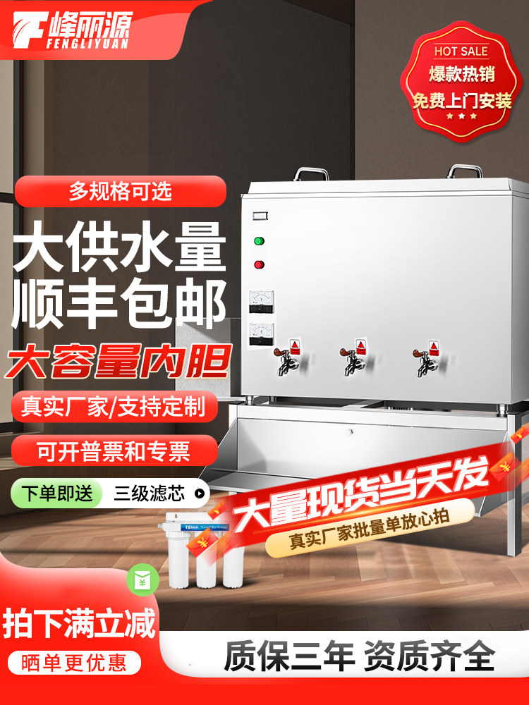 峰丽源大型饮水机商用开水器电热水炉工厂工地烧开水机学校烧水器