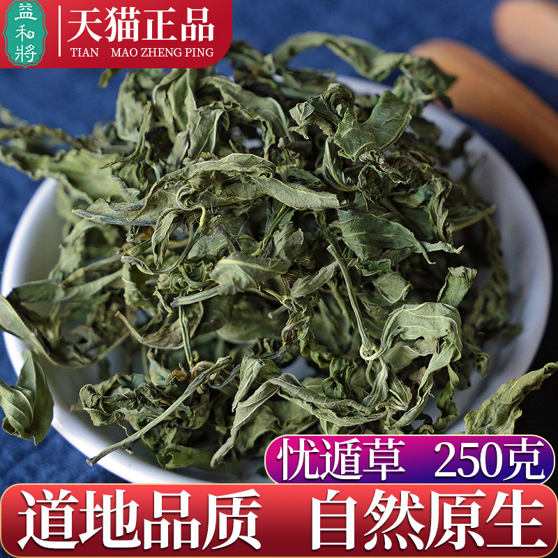 忧遁草 忧遁草干叶50克 忧遁草鲜叶 五指山忧遁草 中药材店铺中草
