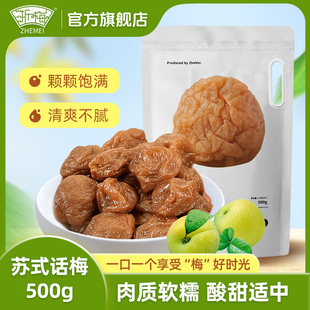 浙梅苏式话梅500g酸梅干吃不厌话梅零食青梅凉果蜜饯
