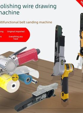 气动砂光机手持式不锈钢拉丝机39360台湾进口工业级研磨抛光60*26