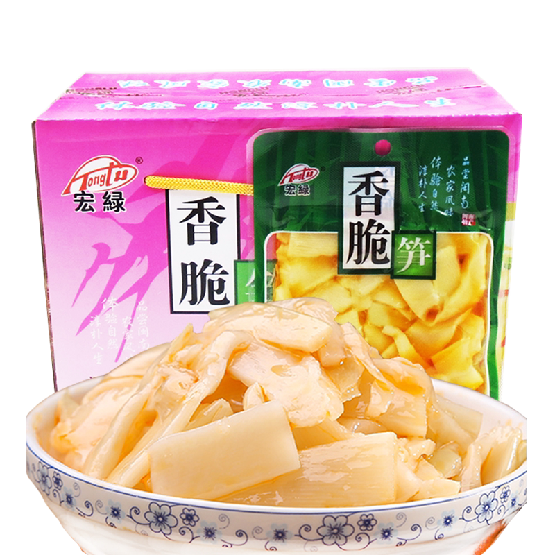 宏绿袋装即食油焖竹笋片下饭小菜