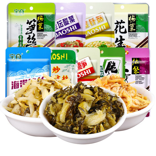 宝食整箱开胃梅菜笋丝