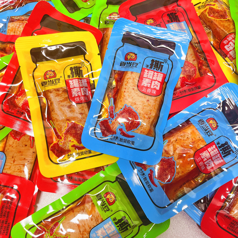 香当豆手撕小包装大刀肉辣条怀旧