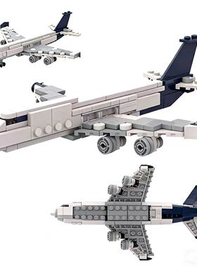 中国积木波音747空客A380飞机积木航天航空益智拼装模型玩具摆件