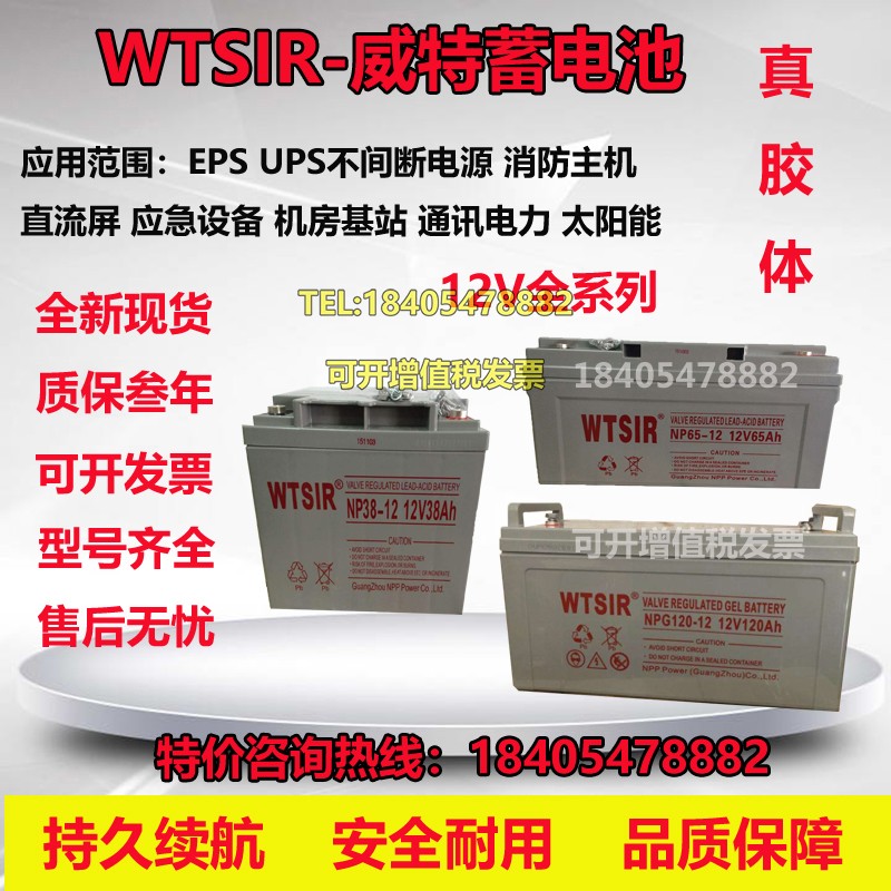 WTSIR威特蓄电池NPG12V200AH