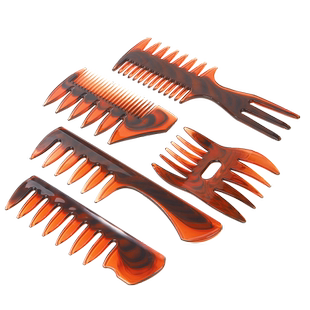 油头梳子男士专用蓬松造型大背头纹理定型梳造型梳复古大齿排骨梳