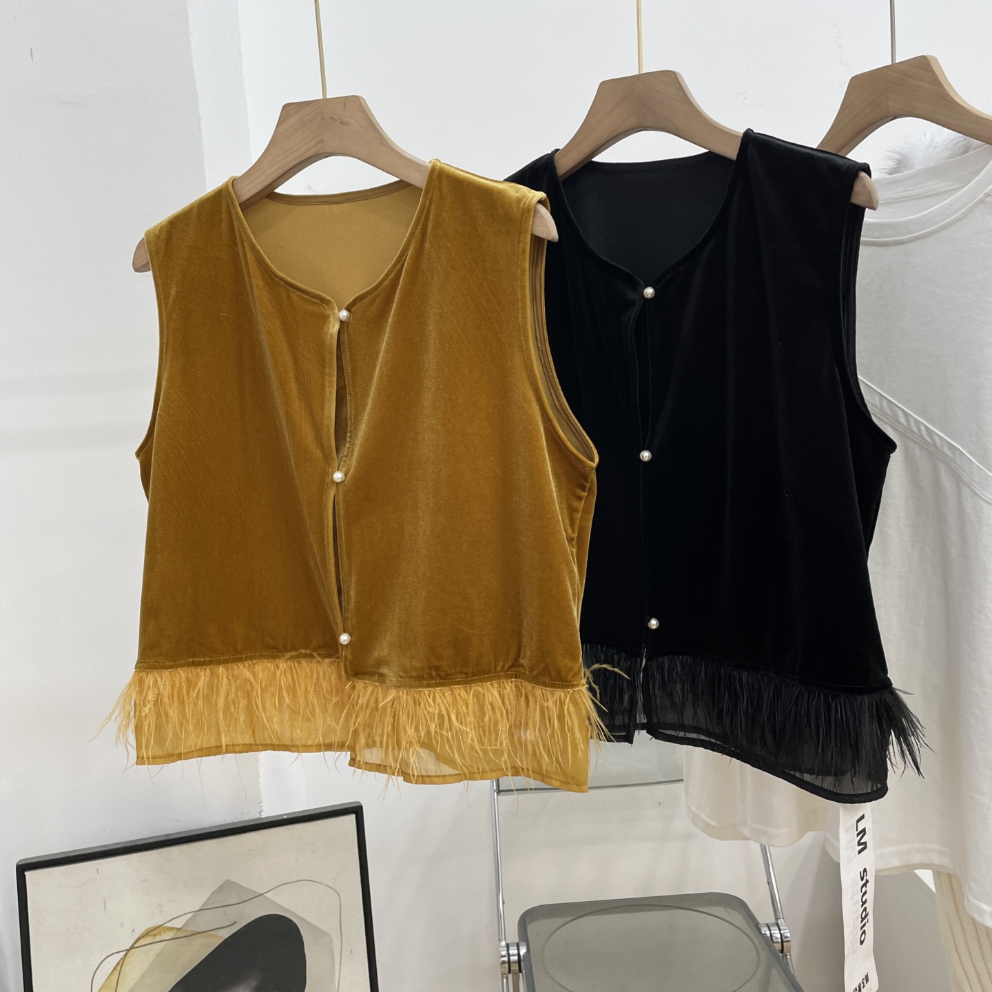 秋季新款背心时尚百搭气质小众简约显瘦通勤风上衣K#10