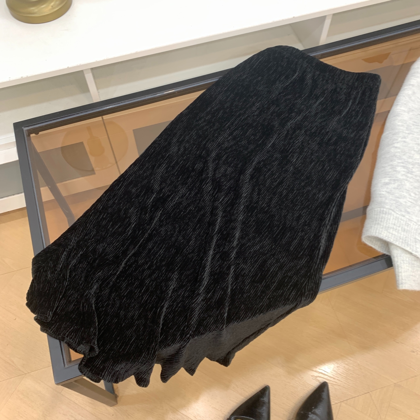 纯色时尚百搭A字裙2025年秋季新款休闲宽松显瘦半裙J#26