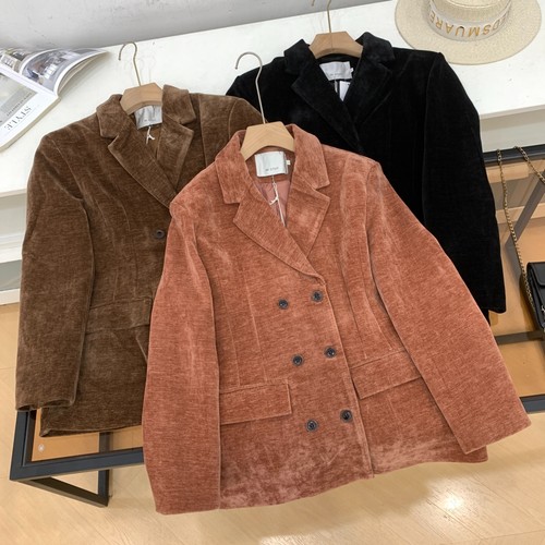 2025年秋冬新款时尚宽松显瘦复古风长袖开衫外套女K#6