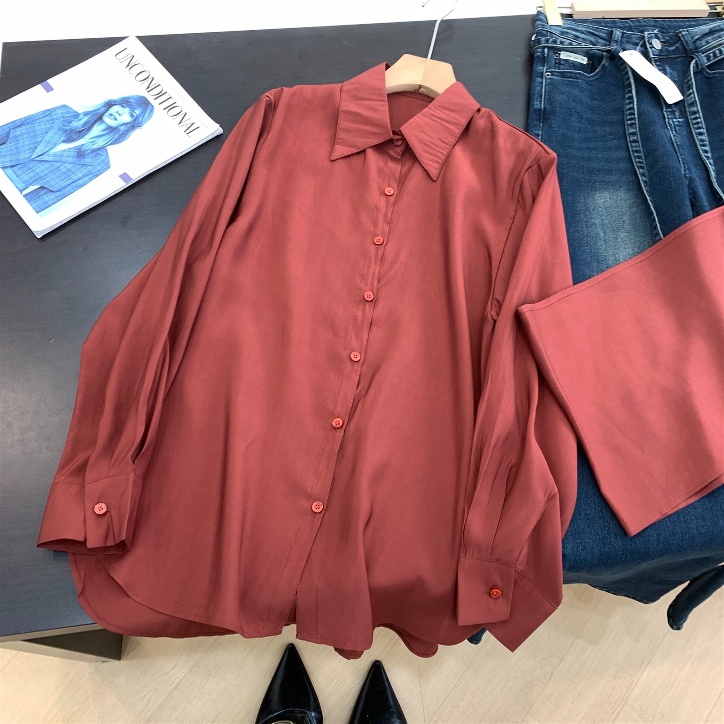 两件套夏季新款收腰显瘦腰封气质高级感百搭衬衫G#29