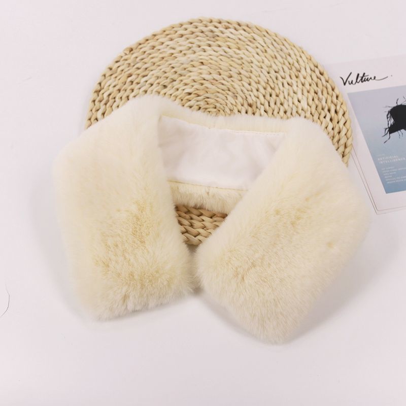 冬季假领仿獭毛领子单卖仿皮草羽绒服棉衣假毛领单买冬男女通用新