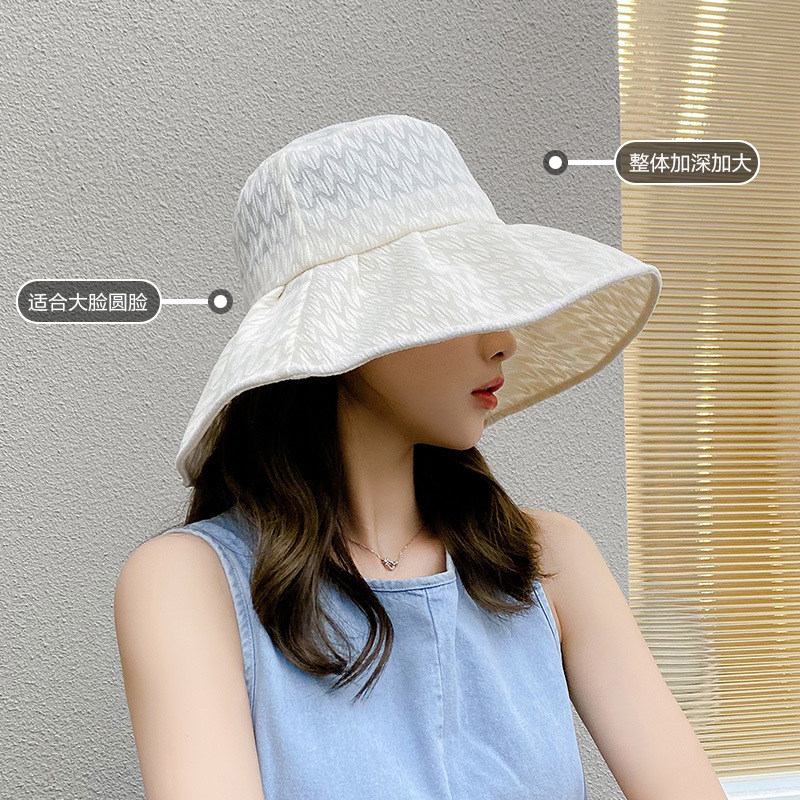 大帽檐渔夫帽防晒遮阳夏季显脸小图片