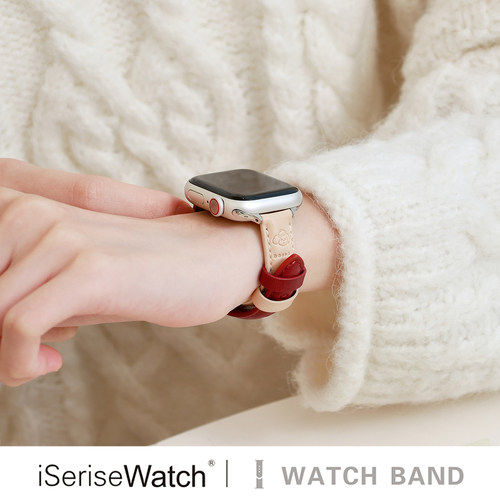 iWatchs11表带皮质秋冬女高级