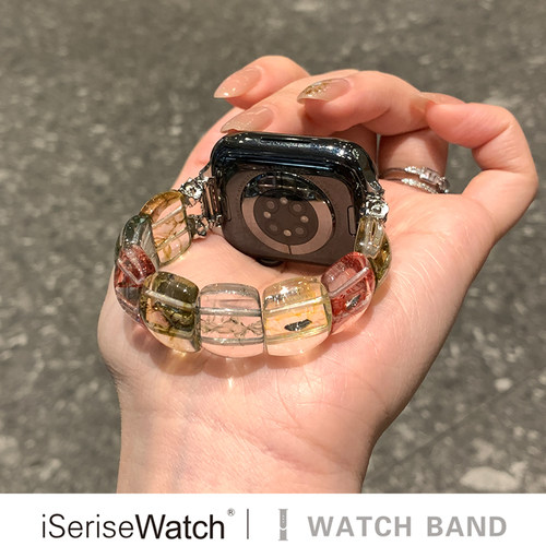 iserisewatch天然石iwatch表带