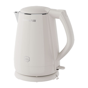 九阳电热水壶家用自动断电开水煲316L小型不锈钢双层大容量烧水壶