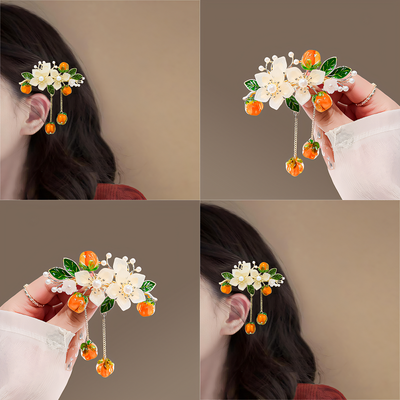 【设计师原创】新年古风流苏发夹