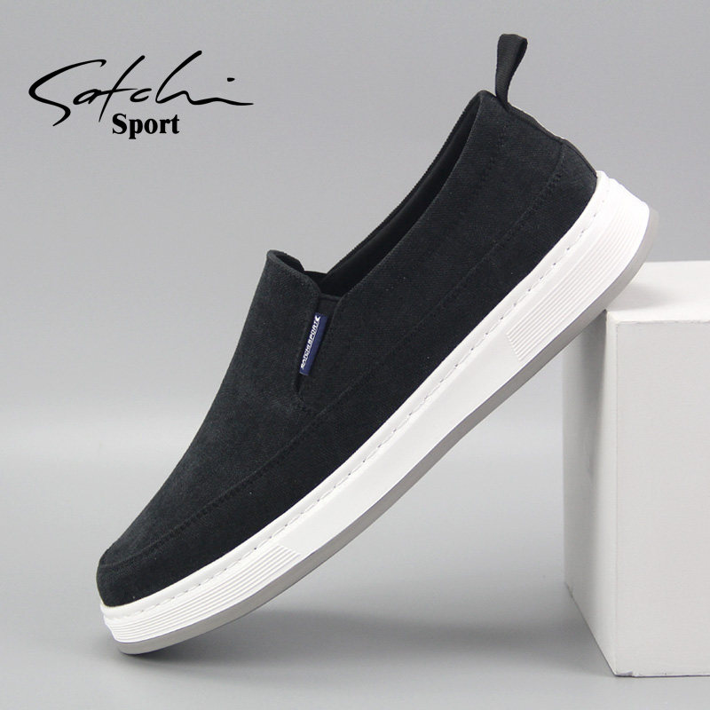 沙驰运动布鞋春夏帆布鞋套脚男鞋板鞋男士懒人鞋轻便休闲鞋 - 沙驰驰昱专卖店出品