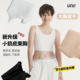 UNII无痕束胸内衣大胸显小学生运动防震背心透气薄款 纸片cos套头t