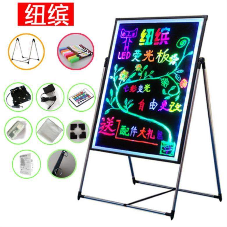 Commercial shelf led Display Rack Fluorescent plate Hanging type Hanging blackboard Advertising shelf Restaurant Board to ground displayin the Electronic Dictionary/Electronic paper book/Stationery , Teaching demonstration/Display notices supplies , Fluorescent plate  category - from Buy2taobao.com to provide professional Taobao agent buy service