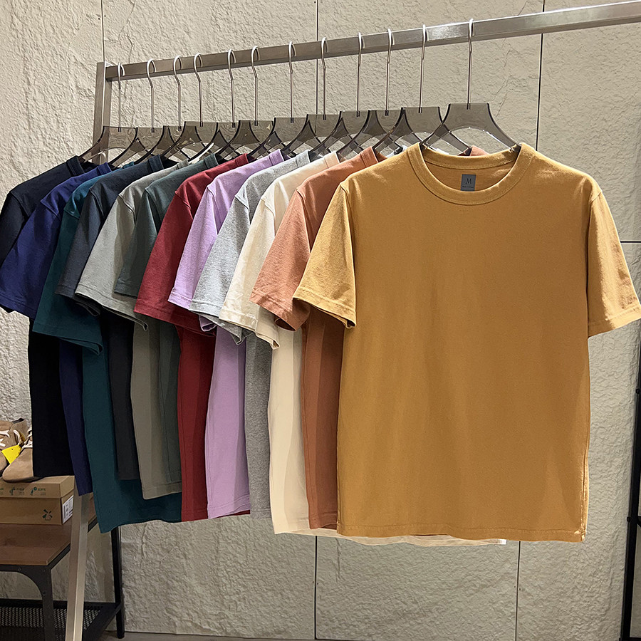 柜子199 U+设计师款 夏季男女高克重舒适纯棉百搭纯色圆领短袖T恤,男装,T恤,淘宝优惠券,粉丝福利购,淘宝优惠卷