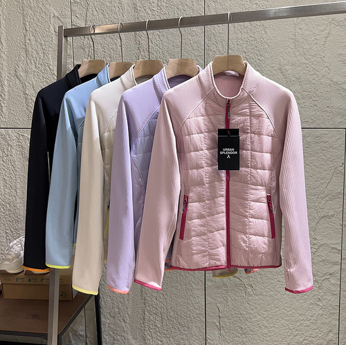 重磅山系户外！女款！冬季轻量化立领防风保暖棉衣撞色拼接棉服女