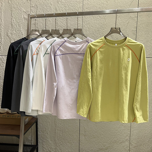 户外山系情侣款速干透气长袖T恤