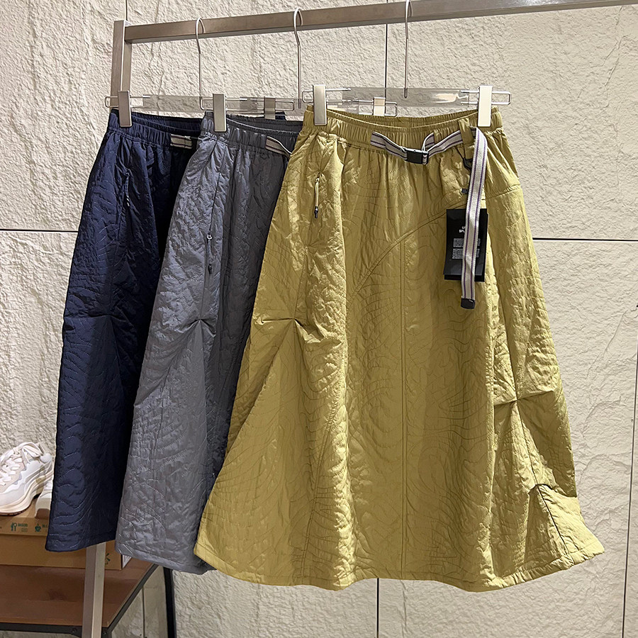 户外山系！防泼水绗缝加棉！秋冬新品百搭保暖工装半身裙A字裙女,女装/女士精品,半身裙,淘宝优惠券,粉丝福利购,淘宝优惠卷