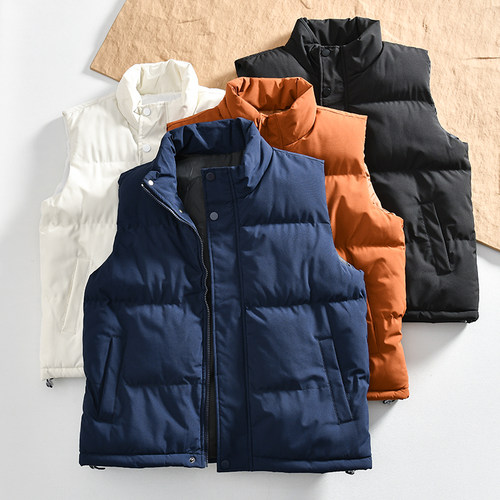 不挑身材情侣款休闲棉马甲外套