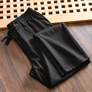 松紧腰弹力百搭直筒休闲裤 资深大厂出 新品 外贸男士 秋 柜子300