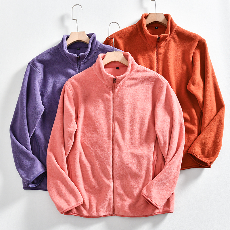 柔软舒适休闲百搭抓绒夹克