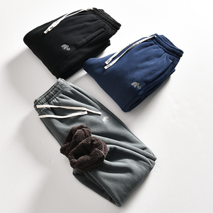 户外休闲百搭加绒束脚卫裤 超厚巨暖 冬季 外贸尾货男士 一条过冬