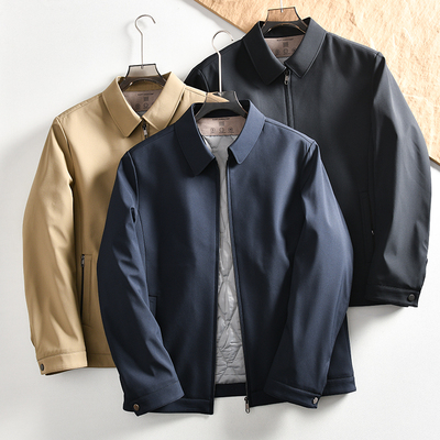 冬季行政气质款翻领保暖棉衣外套