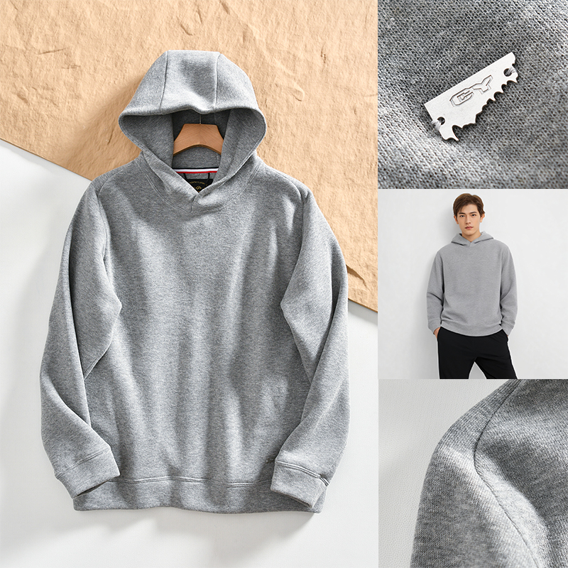 亲肤空气棉休闲连帽宽松卫衣