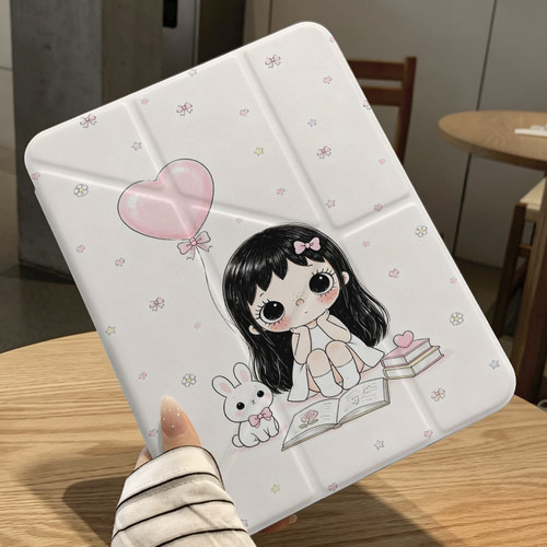 适用于2025款iPad11保护套10保护壳Pro11寸mini6迷你Y型防弯4透明1苹果2平板第5/8/9代带笔槽air5轻薄3折2024