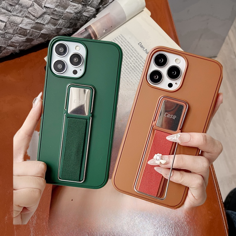 苹果16腕带手机壳带车载金属支架