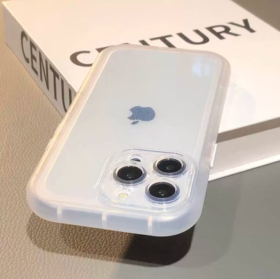 苹果15高级感透明防摔保护套