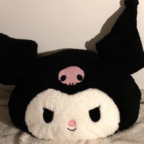 库洛米抱枕公仔美乐蒂玩偶小恶魔毛绒玩具娃娃睡觉床上生日礼物女