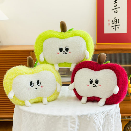 小红书同款红苹果抱枕苹果可爱靠垫飘窗靠枕ins苹果挂件毛绒玩偶