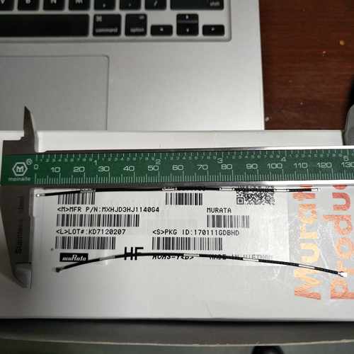 手机射频信号线长114mm 2.15*2.15*1.13线头连接器 配MM4829-2702